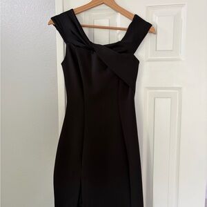 Guess One-Shoulder Black Cocktail Dress